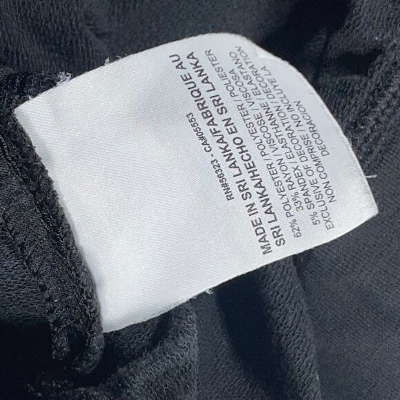 Nike Dri-FIT Pants Women Small Black Athletic Tapered 933436-010 Twist Waistband - Picture 8 of 10